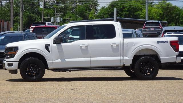 2025 Ford F-150 XLT in White — front three-quarter view