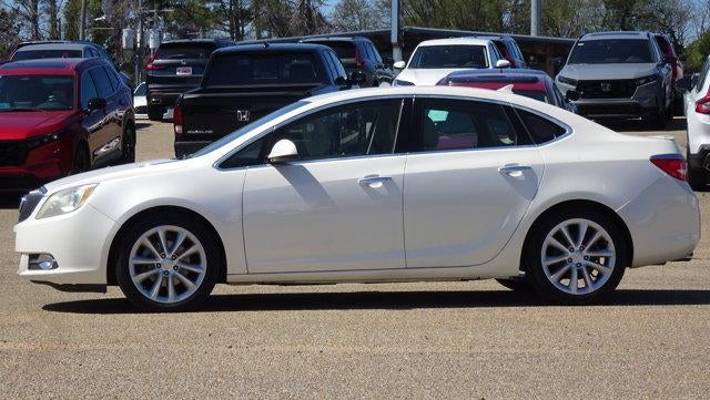 2013 Buick Verano Leather Group in White Diamond Tricoat — front three-quarter view