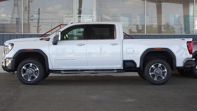 2026 GMC Sierra 2500 HD SLT in Summit White — front three-quarter view