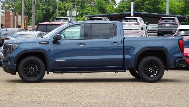 2026 GMC Sierra 1500 Elevation in Downpour Metallic — front three-quarter view
