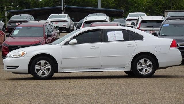 2014 Chevrolet Impala LS in Summit White — front three-quarter view
