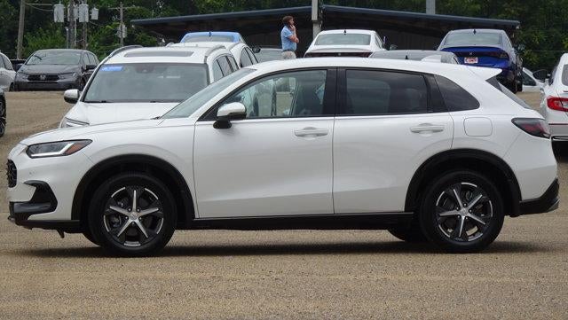 2025 Honda HR-V EX-L in White — front three-quarter view