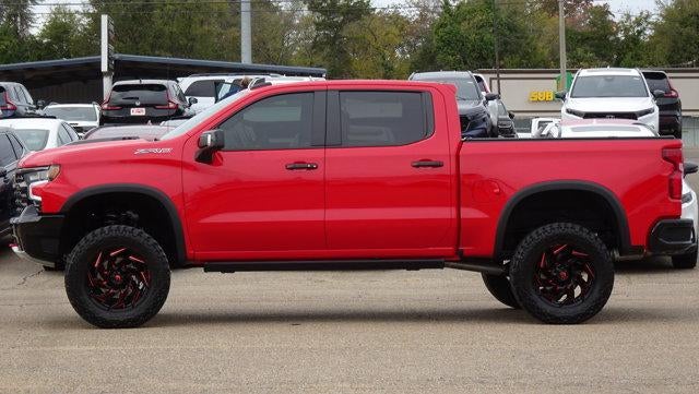 2023 Chevrolet Silverado 1500 ZR2 in Red Hot — front three-quarter view
