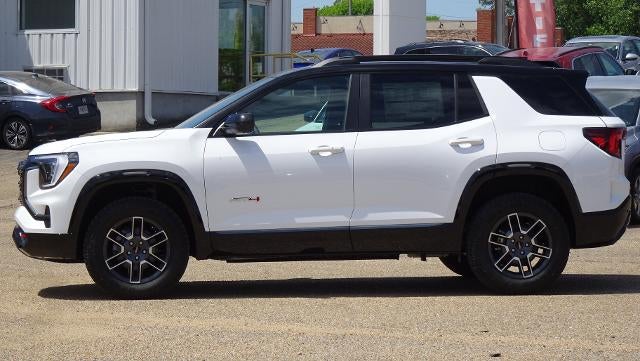 2026 GMC Terrain AT4 in Summit White — front three-quarter view
