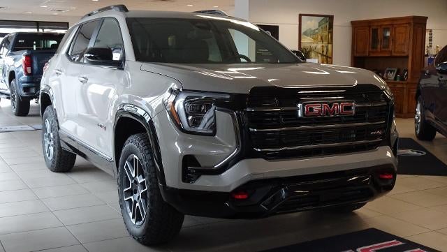 2026 GMC Terrain AT4 in Riverstone Metallic — front three-quarter view
