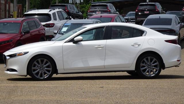 2025 Mazda Mazda3 Sedan 2.5 S Preferred in White — front three-quarter view