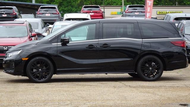 2025 Honda Odyssey Sport-L in Black — front three-quarter view