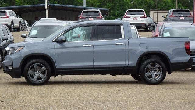 2022 Honda Ridgeline RTL-E in Gray — front three-quarter view