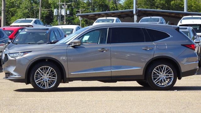 2022 Acura MDX w/Advance Package in Gray — front three-quarter view
