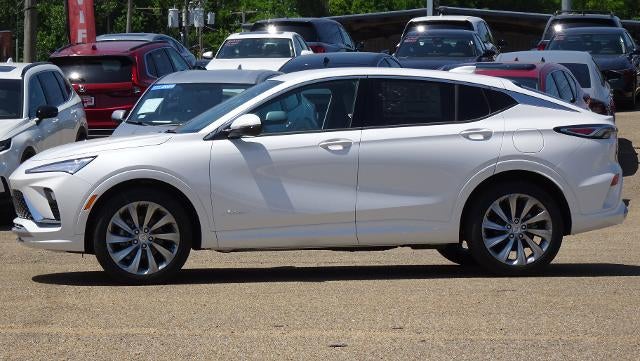 2026 Buick Envista Avenir in White Frost Tricoat — front three-quarter view