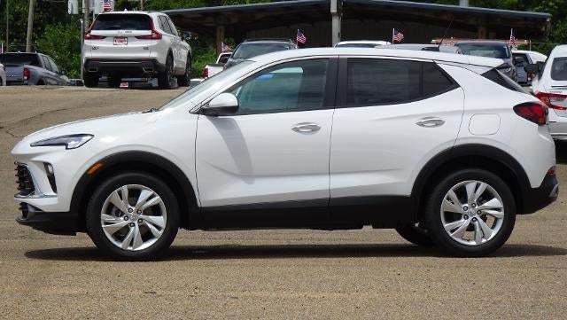 2026 Buick Encore GX Preferred in Summit White — front three-quarter view