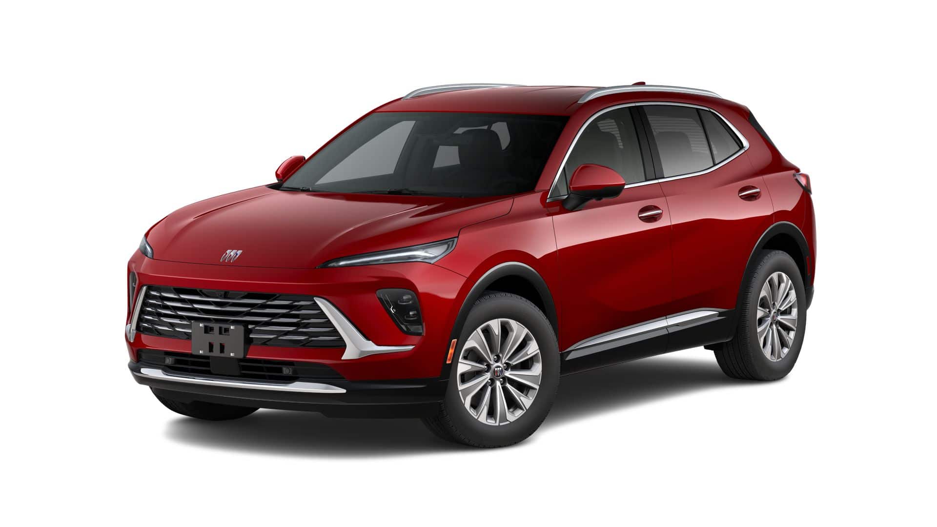 2026 Buick Envision Preferred in Brilliant Red — front three-quarter view