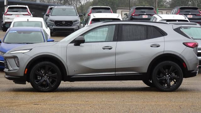2026 Buick Envision Sport Touring in Moonstone Gray Metallic — front three-quarter view
