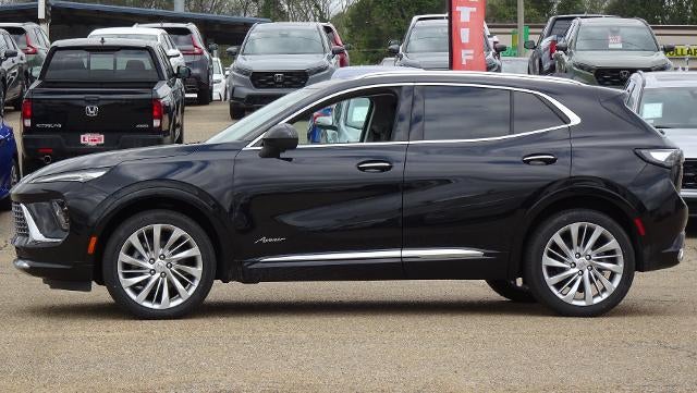 2026 Buick Envision Avenir in Ebony Twilight Metallic — front three-quarter view
