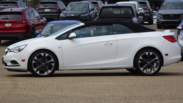 2016 Buick Cascada Premium in Summit White — front three-quarter view